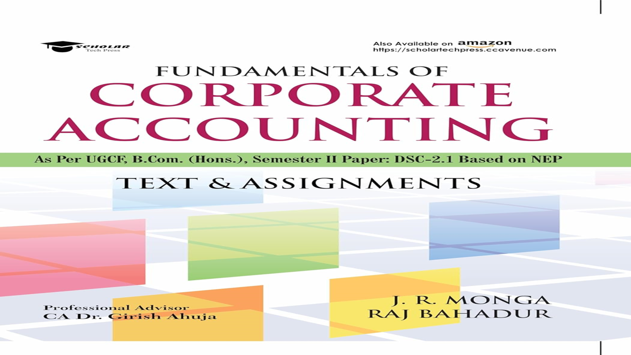 Corporate Accounting B.Com (Hons) J. R. Monga Download Course for Windows or Android